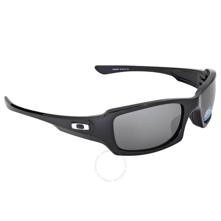 Oakley Fives Squared Sunglasses - Polished Black/Black Polarized OO9238-923806-54