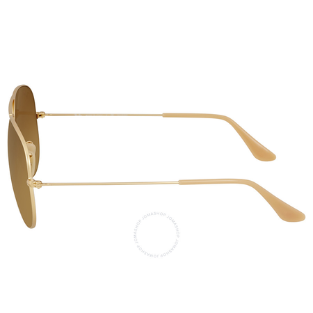 Ray Ban Ray-Ban Aviator Gradient Polarized Brown Sunglasses RB3025 112/M2 58