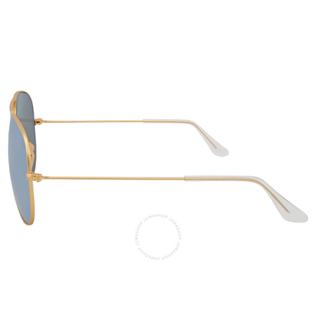 Ray Ban Aviator Polarized Silver Flash Sunglasses RB3025 112/W3 58 RB3025 112/W3 58