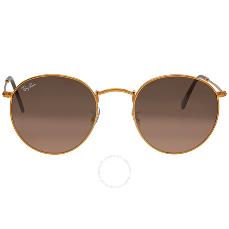 Ray Ban Round Pink/Brown Gradient Men's Sunglasses RB3447 9001A5 50 RB3447 9001A5 50