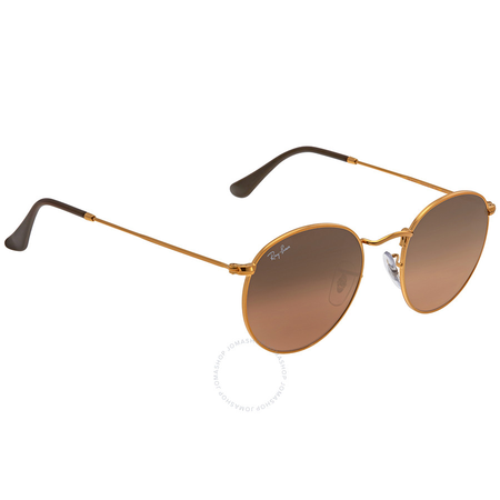 Ray Ban Round Pink/Brown Gradient Men's Sunglasses RB3447 9001A5 50 RB3447 9001A5 50