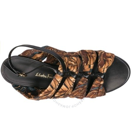 Ferragamo Ladies Detailed Runway Sandal 01P878 710813