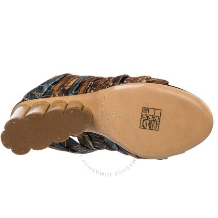 Ferragamo Ladies Detailed Runway Sandal 01P878 710813