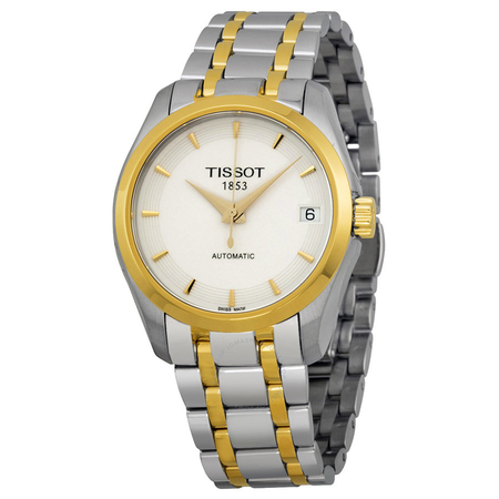 Tissot Couturier Automatic White Dial Ladies Watch T035.207.22.011.00