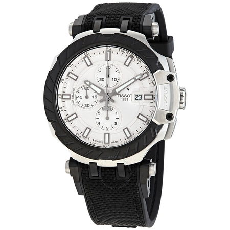 Tissot T-Race MotoGP Chronograph Automatic Silver Dial Men's Watch T1154272703100 T115.427.27.031.00