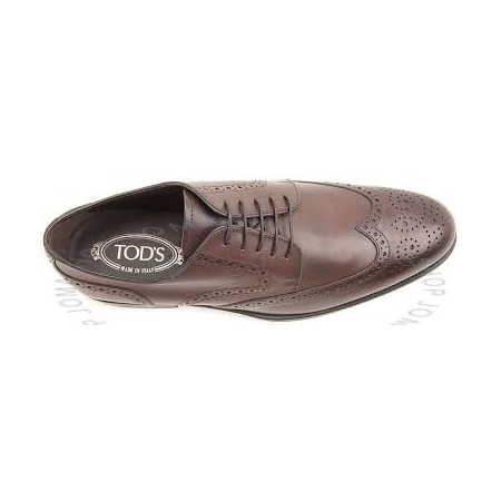 Tod's Men's Dark Brown Brogue Shoes XXM0RQ00C10D90S800