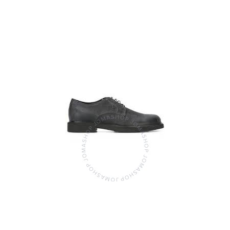 Tod's Men's Distressed Derby Shoes in Graphite XXM0ZR00C20SWXB602