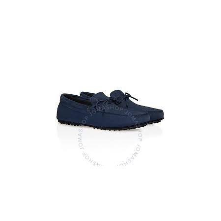 Tod's Men's Ink Blue Nubuck Leather Moccasins XXM0LR00051RE0U806