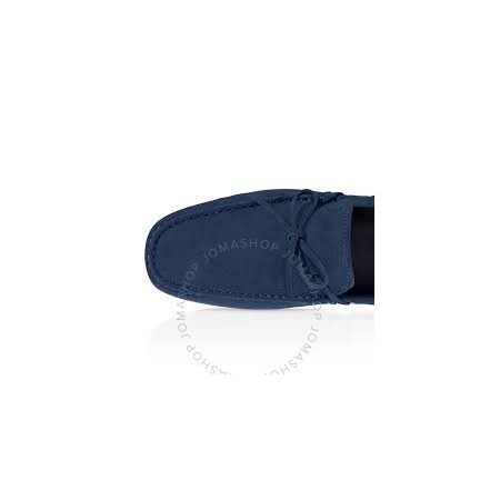 Tod's Men's Ink Blue Nubuck Leather Moccasins XXM0LR00051RE0U806