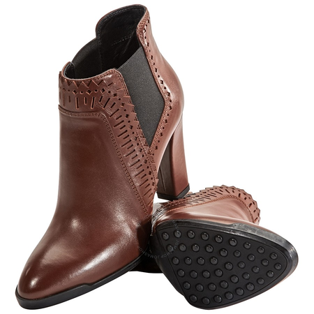 Tod's Womens Ankle Boots in Medium Brown XXW0WY0M990004S608