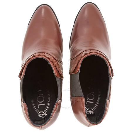 Tod's Womens Ankle Boots in Medium Brown XXW0WY0M990004S608