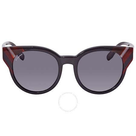 Ferragamo Dark Grey Round Sunglasses SF883SA 001 53 SF883SA 001 53