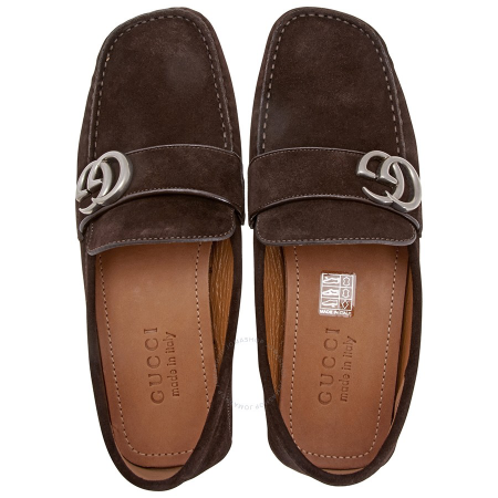 Gucci Gucci Men's Noel Brown Drivers Loafers 473768 CMA00 2140