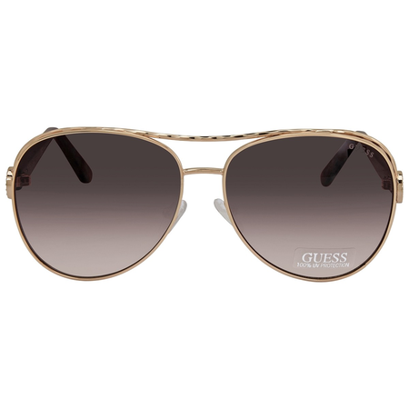 Guess Guess Aviator Ladies Sunglasses GF607232F58 GF607232F58