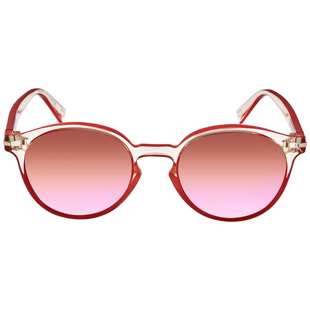 Marc Jacobs Marc Jacobs Brown Pink Gradient Round Unisex Sunglasses MARC224S06OC52 MARC224S06OC52