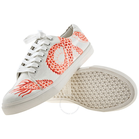Mr Monkies Men's Sneaker White Dragon DRAGON