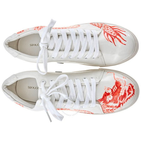 Mr Monkies Men's Sneaker White Dragon DRAGON