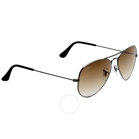 Ray Ban Original Aviator Brown Gradient Sunglasses RB3025 004/51 55