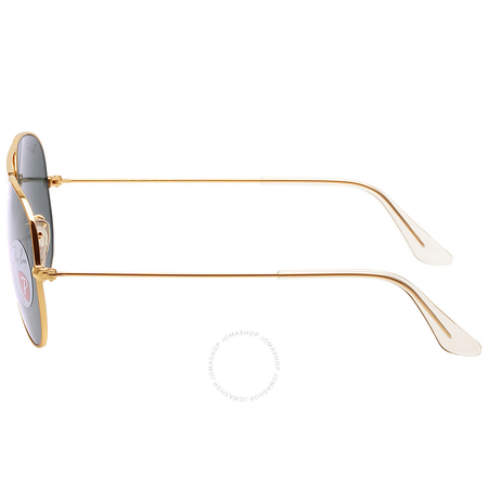 Ray Ban Original Aviator Green Polarized Sunglasses RB3025 001/58 55-14 RB3025 001/58 55-14
