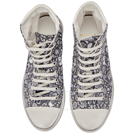 Saint Laurent Ladies Sneaker Hitop Skull Moon 553569 94C10 1661