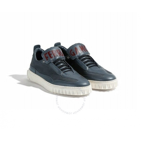 Salvatore Ferragamo Men's Aaron Sneakers in Dark Grey 02B400 709256