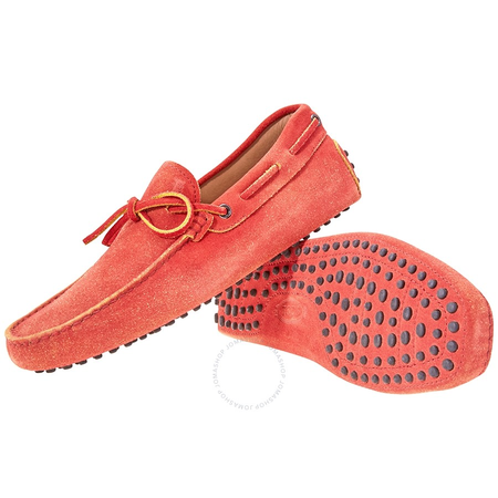 Tod's Men's Ruby Leather Moccasins XXM0GW05470KONR402