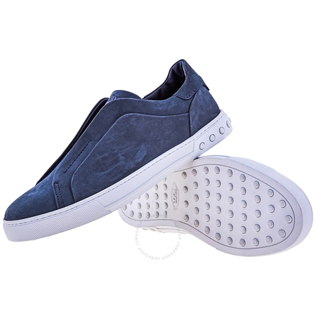 Tod's Men's Slip On Men's Sneakers Blue All Elast Casst Sprtv Lgr, Brand Size 6 UK ( US Size 7 ) XXM0XY0T2005IPU806