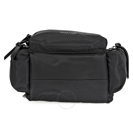 Burberry Medium Nylon and Leather Rucksack- Black 4048297