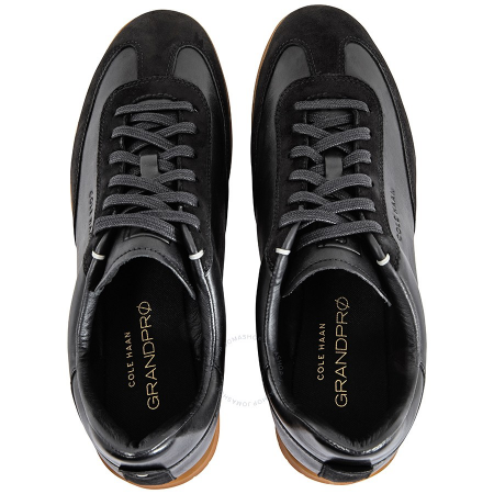 Cole Haan Men's GrandPr Turf Sneaker in Black Tumbled- Black Suede C29162