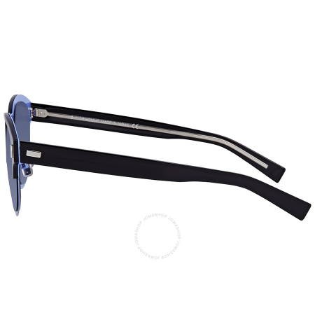 Dior Blacktie Blue Mirror Round Sunglasses BLACKTIE2.0S J TGP/KU 52