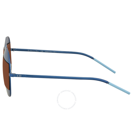 Dior Blue, Brown Mirror Aviator Sunglasses DIOR SPLIT 1/S 0Y4E
