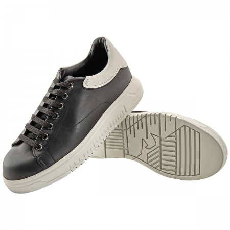 Emporio Armani Men's Black Platform Sneakers X4X159-XL544-C11