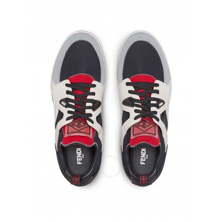 Fendi Men's Color Block Low Top Sneakers 7E1205-A63K-F15UF