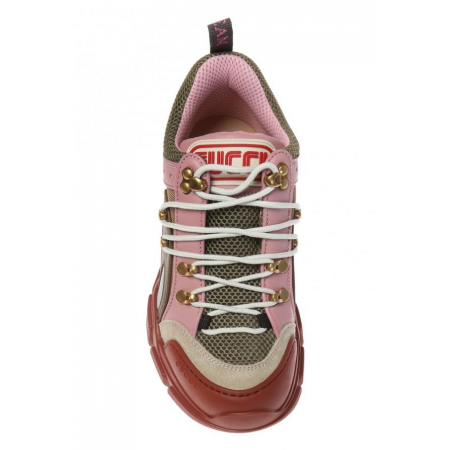 Gucci Ladies Pink Flashtrek Sneaker Hiking Boot 543289 GGZ70 3362