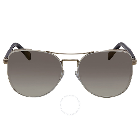 Jimmy Choo Gray, Gold Gradient Aviator Ladies Sunglasses SHEENA/S 58FQ 58