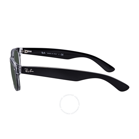 Ray Ban New Wayfarer Green Classic G-15 Sunglasses RB2132 6052 RB2132 6052 52