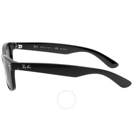 Ray Ban New Wayfarer Polarized Green Sunglasses RB2132 901/58 55-18 RB21329015855
