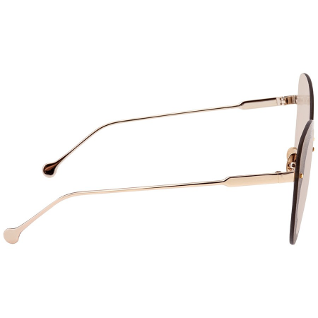 Salvatore Ferragamo Salvatore  Light Grey Butterfly Ladies Sunglasses SF 178 S 718