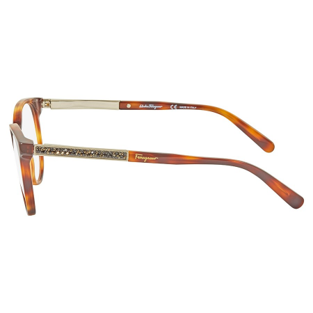 Salvatore Ferragamo Salvatore  Light Havana Cateye Ladies Eyeglasses SF2805R21252