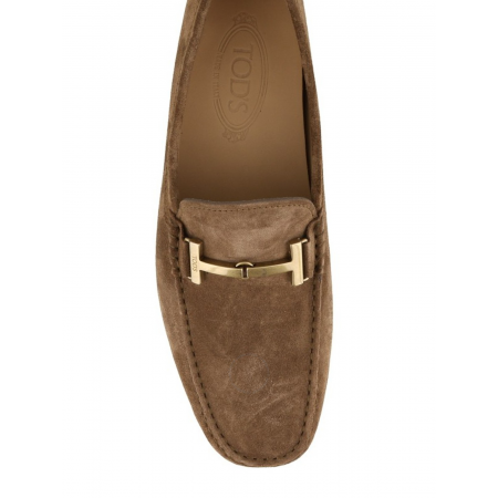 Tod's Men's Gommino Brown Suede Loafers, Brand XXM0GW0AU51RE0S818