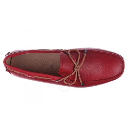 Tod's Men's Red Gommino Driving Shoes XXM0GW05473NLK9997
