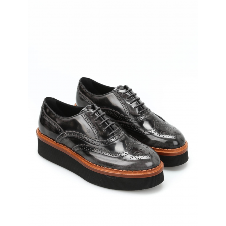 Tod's Womens Brogue Shoes in Blackboard XXW03A0R840SHAB609