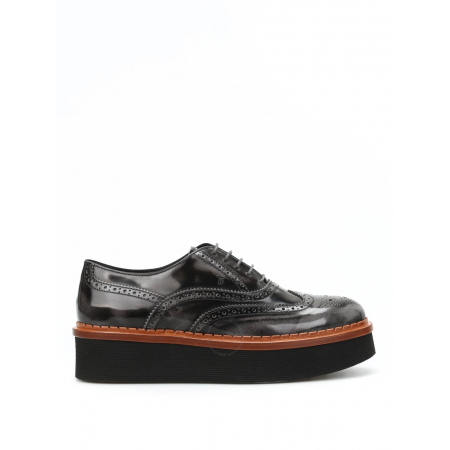 Tod's Womens Brogue Shoes in Blackboard XXW03A0R840SHAB609