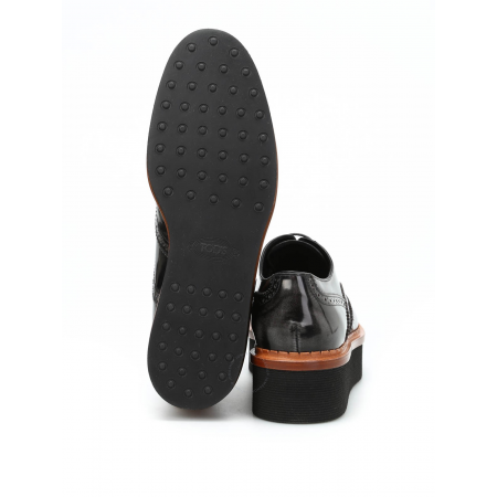 Tod's Womens Brogue Shoes in Blackboard XXW03A0R840SHAB609