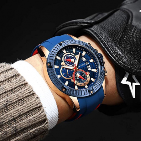 Men's Watches, MINI FOCUS Waterproof Sports Watches for Men, Men's Wrist Watches Relojes De Hombre