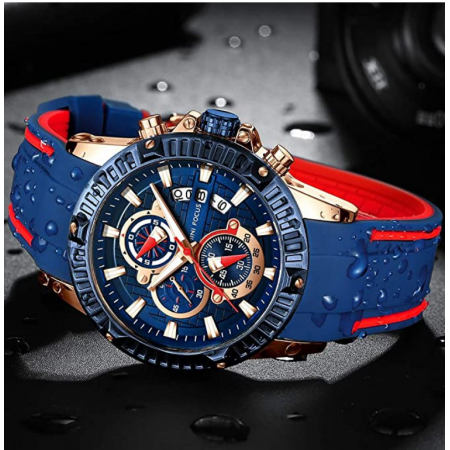 Men's Watches, MINI FOCUS Waterproof Sports Watches for Men, Men's Wrist Watches Relojes De Hombre