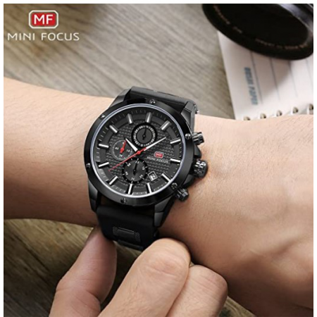Men's Watches, MINI FOCUS Waterproof Sports Watches for Men, Men's Wrist Watches Relojes De Hombre