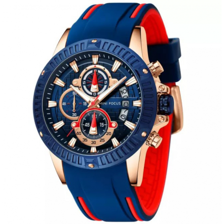 Đồng Hồ  MINI Focus MF0287G.01  Đeo Tay Dây Nhựa Thời Trang Cho Nam Color: Nany  NEW