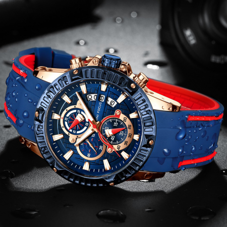 Men's Watches, MINI FOCUS Waterproof Sports Watches for Men, Men's Wrist Watches Relojes De Hombre
