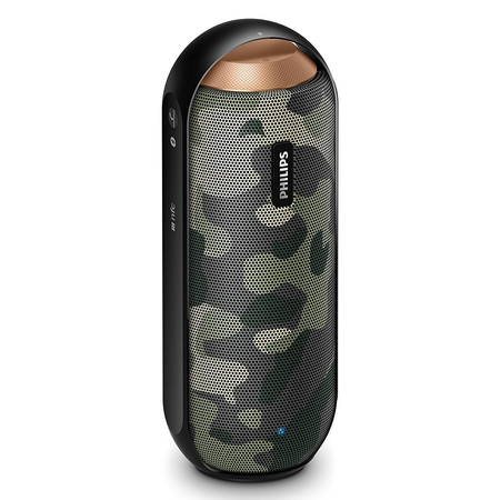 Philips BT6000C/37 Splash-Proof Wireless Portable Speaker (Camo)
